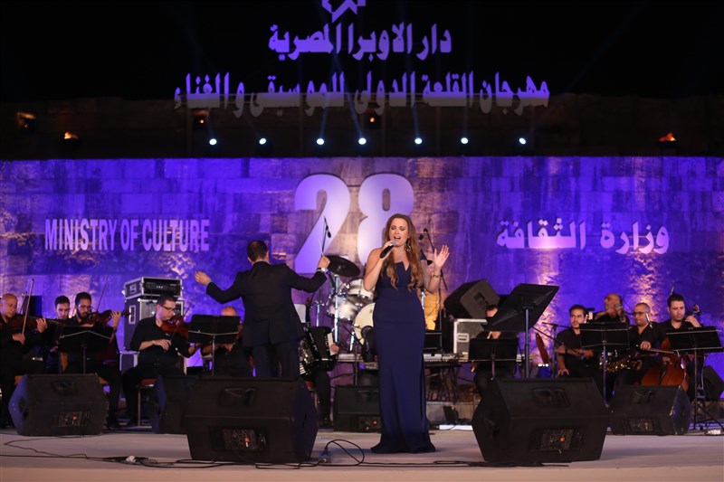 Tania Kassis at Qalaa International Festival in Cairo